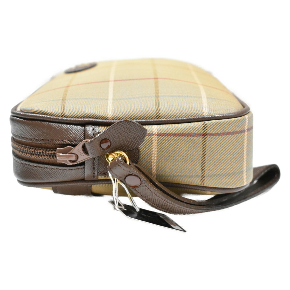 BURBERRY Shoulder Bag Blue Beige Tan Check - Picture 3 of 7